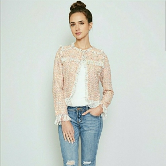 Jackets & Blazers - 💛ONLY 1 LEFT!!!💛 Frayed Edge Tweed Blazer